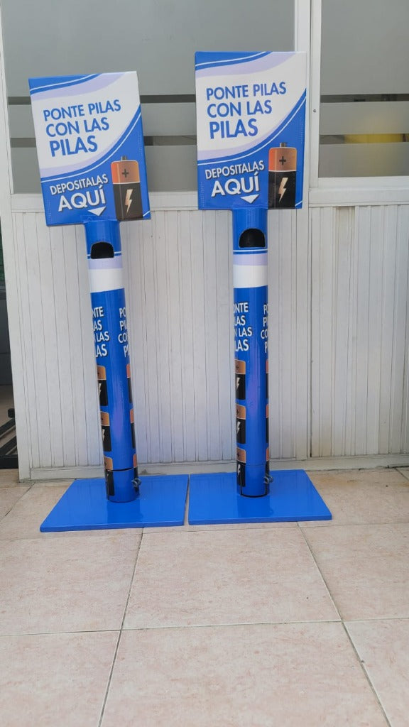 Reciclador de pilas.