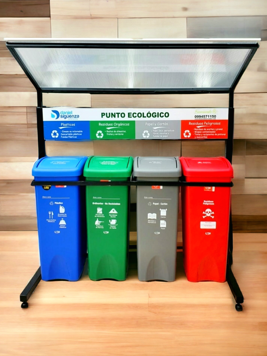 Clasificación de residuos por colores - Ecuador