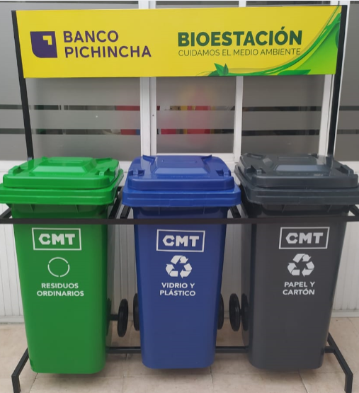 Punto ecológico · Banco Pichincha