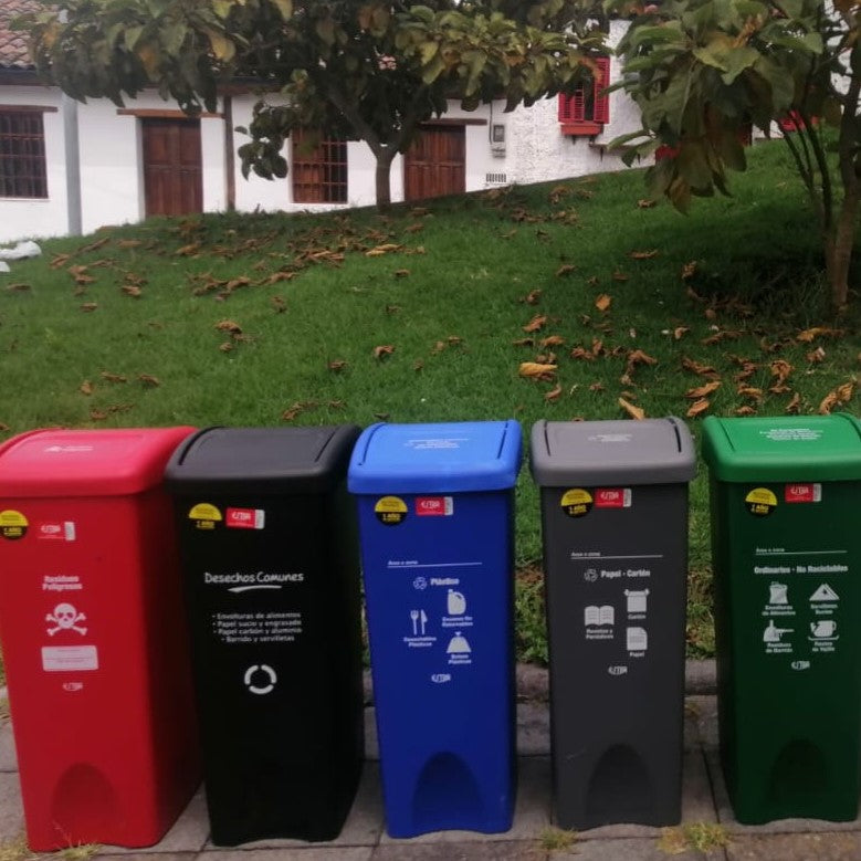 Tachos de basura, basurero, papelera de 53 litros.