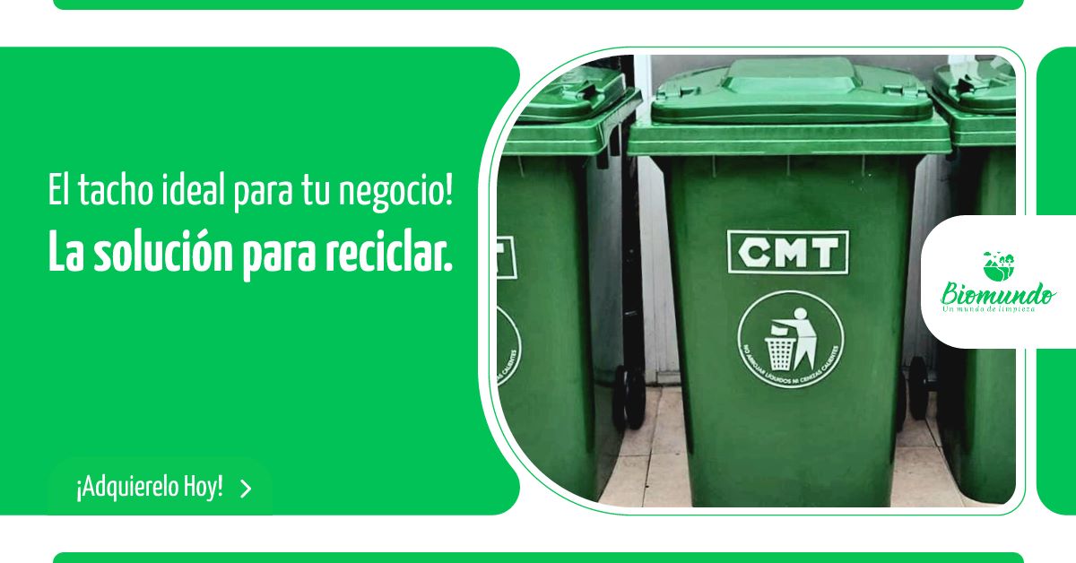 Tacho/Papelera de basura - Biomundo Ecuador